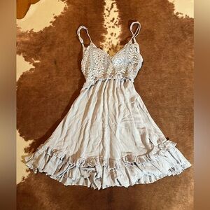 Ocean Drive light blue mini dress 
size medium 
From a boutique